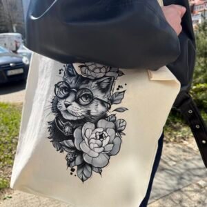 Torba shopper bag z kotem