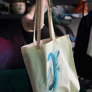 Torba shopper bag abstrakcja zaprojektowana przez Pinkrose_tattoo