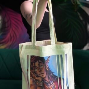 Torba shopper bag postać rpg zaprojektowana przez necroccultist.tattoo