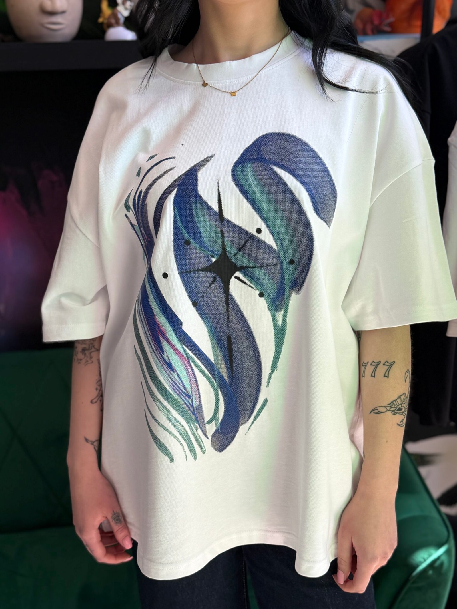 Koszulka z kolibrem zaprojektowana przez Pinkrose_tattoo Koszulka z kolibrem zaprojektowana przez Pinkrose_tattoo