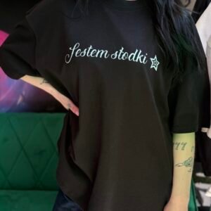 Koszulka jestem słodki zaprojektowana przez Sirboho.ink